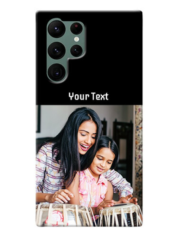 Custom Galaxy S22 Ultra 5G Photo with Name on Phone Case