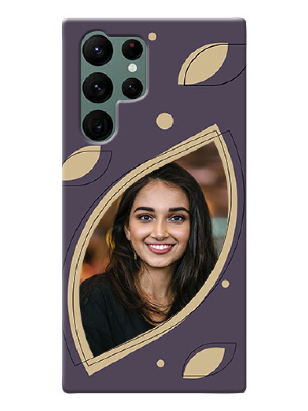 Custom Galaxy S22 Ultra 5G Custom Phone Cases: Falling Leaf Design