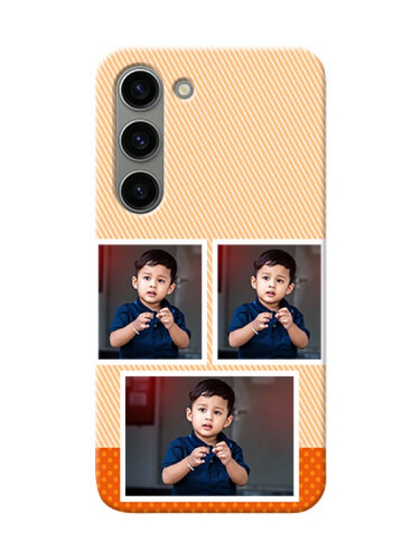 Custom Samsung Galaxy S23 5G Mobile Back Covers: Bulk Photos Upload Design