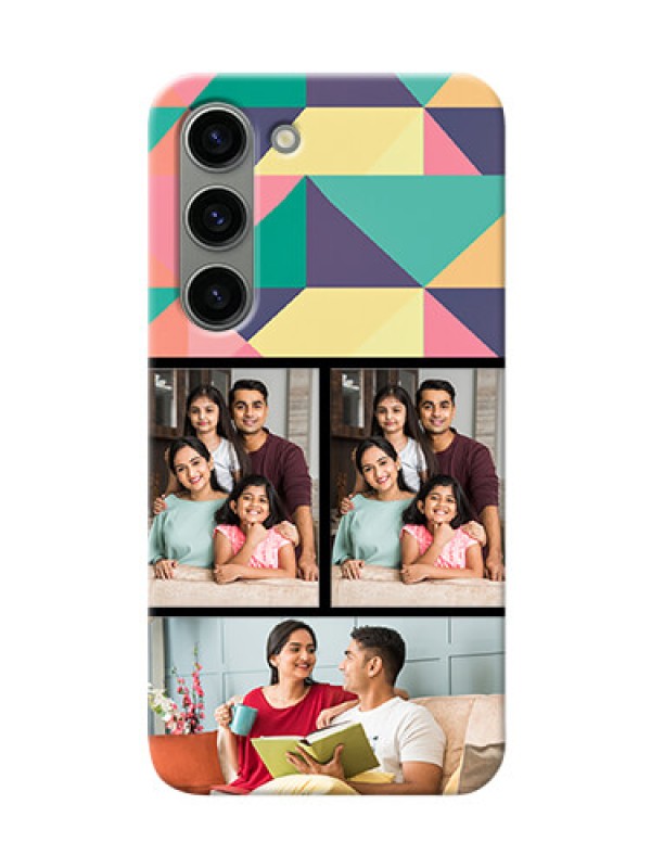 Custom Samsung Galaxy S23 5G personalised phone covers: Bulk Pic Upload Design