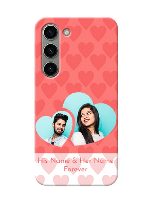 Custom Samsung Galaxy S23 5G personalized phone covers: Couple Pic Upload Design