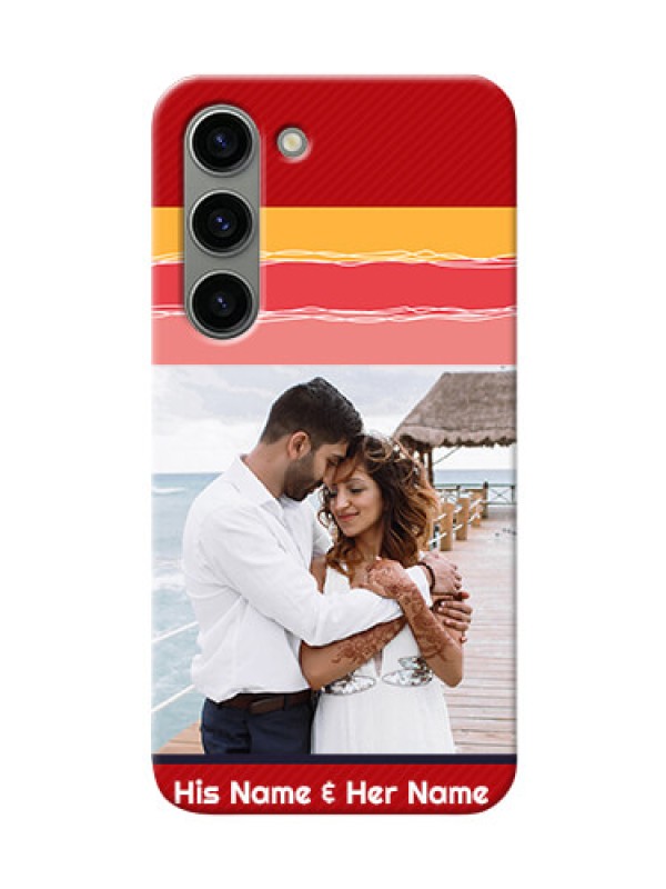 Custom Samsung Galaxy S23 5G custom mobile phone covers: Colorful Case Design