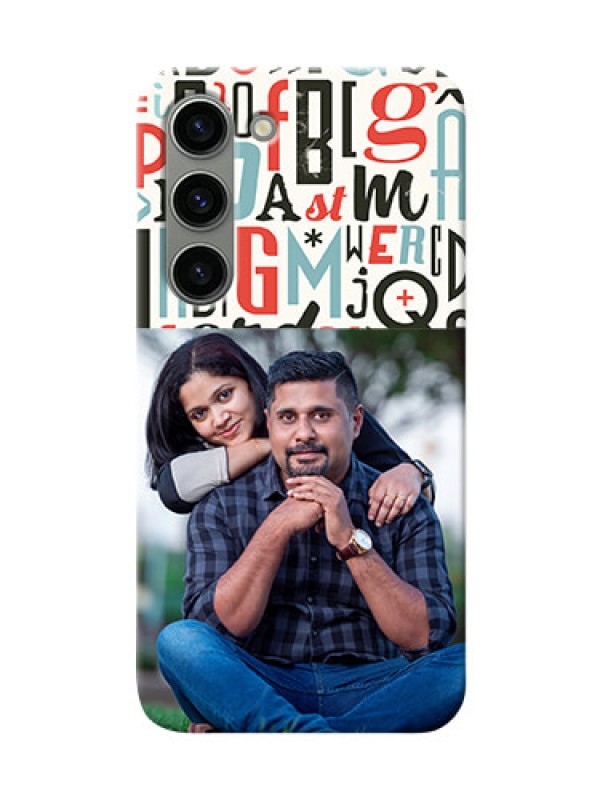 Custom Samsung Galaxy S23 5G custom mobile phone covers: Alphabet Design