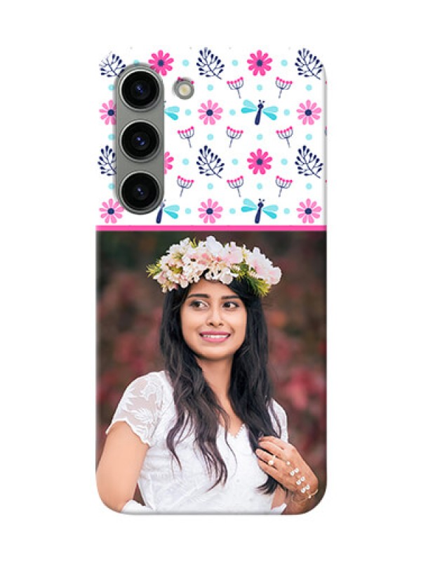 Custom Samsung Galaxy S23 5G Mobile Covers: Colorful Flower Design