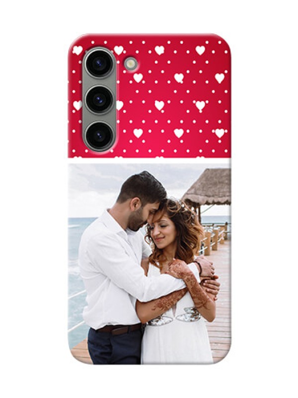 Custom Samsung Galaxy S23 5G custom back covers: Hearts Mobile Case Design