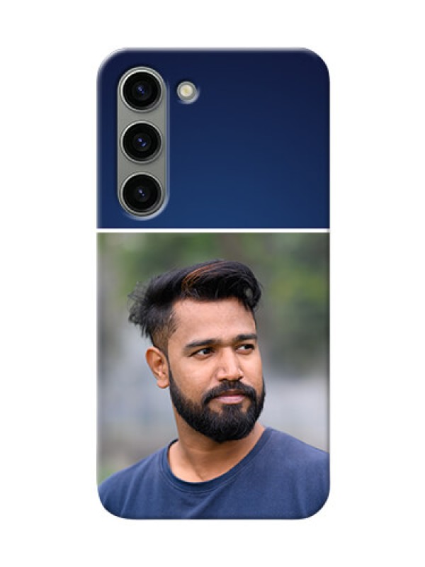 Custom Samsung Galaxy S23 5G Mobile Cases: Simple Royal Blue Design