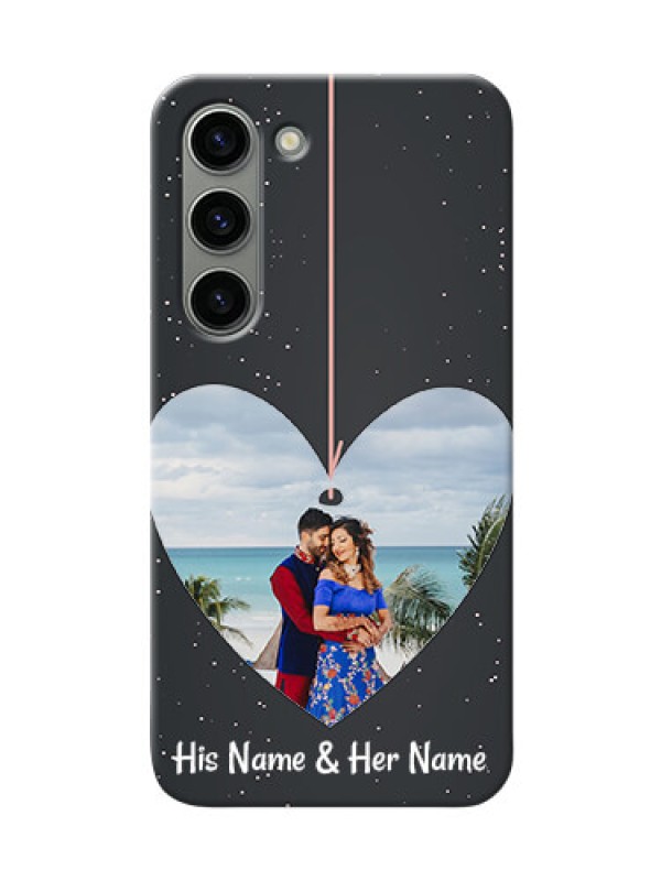 Custom Samsung Galaxy S23 5G custom phone cases: Hanging Heart Design