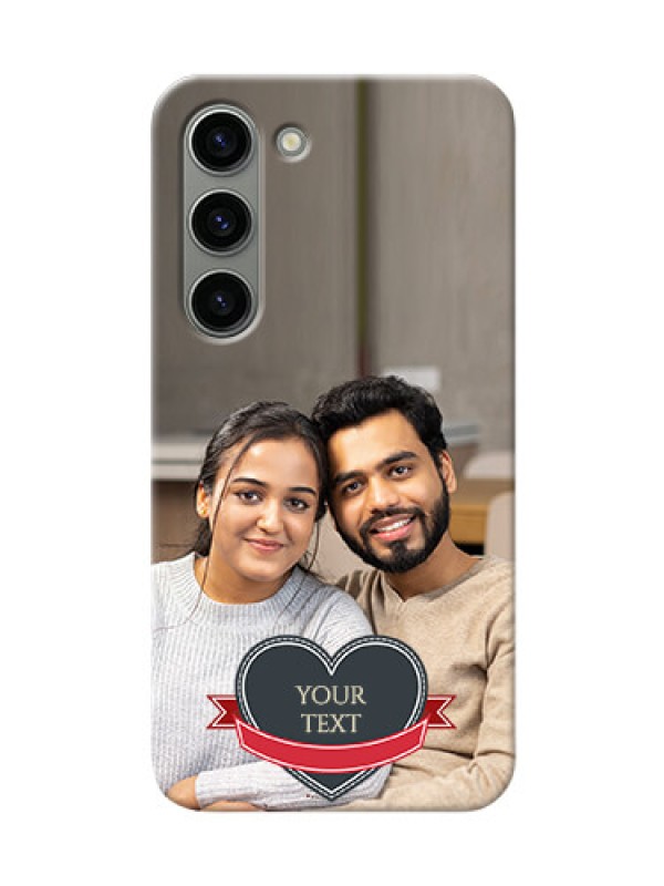 Custom Samsung Galaxy S23 5G mobile back covers online: Just Married Couple Design