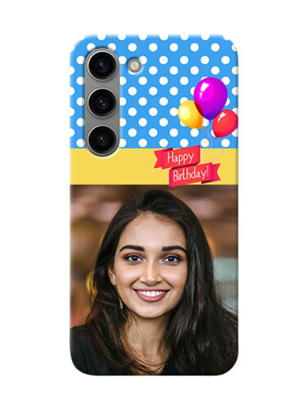 Custom Samsung Galaxy S23 5G custom mobile back covers: Happy Birthday Design