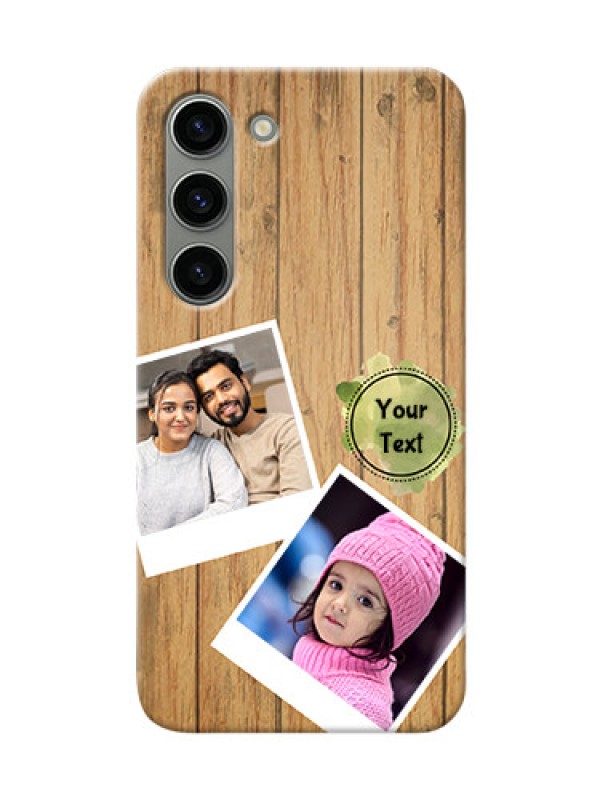 Custom Samsung Galaxy S23 5G Custom Mobile Phone Covers: Wooden Texture Design