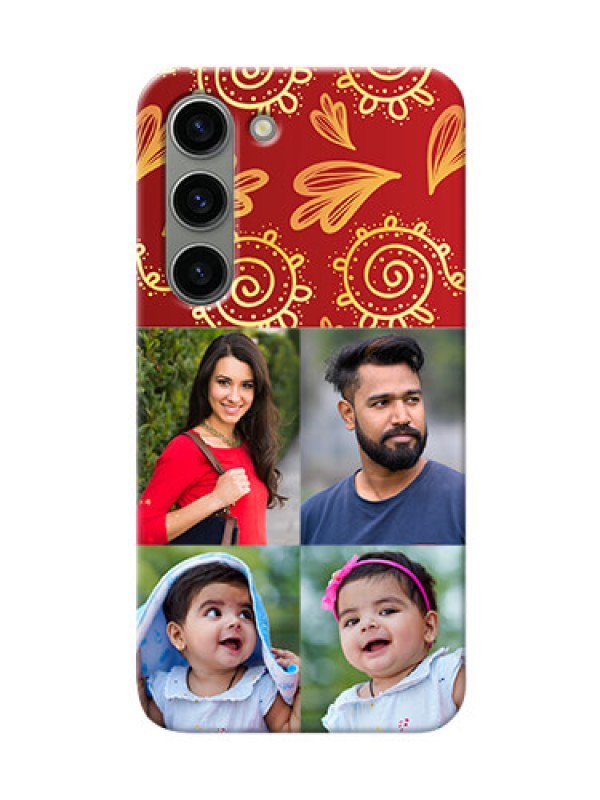 Custom Samsung Galaxy S23 5G Mobile Phone Cases: 4 Image Traditional Design