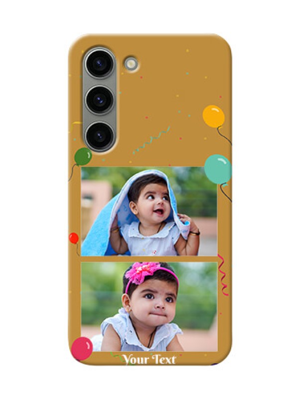 Custom Samsung Galaxy S23 5G Phone Covers: Image Holder with Birthday Celebrations Design