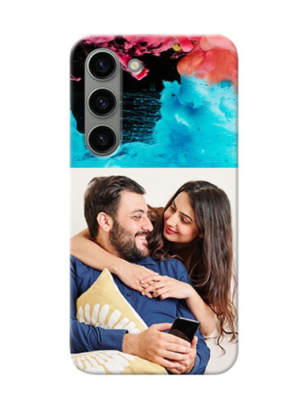 Custom Samsung Galaxy S23 5G Mobile Cases: Quote with Acrylic Painting Design