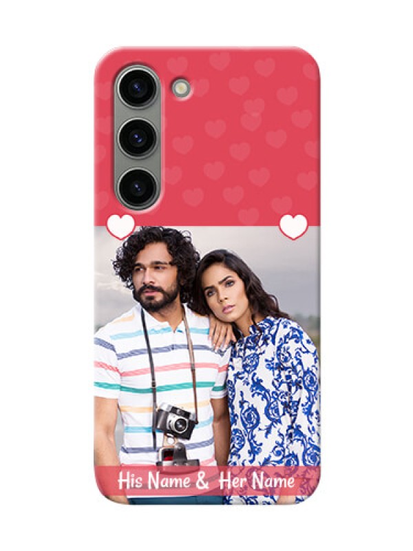 Custom Samsung Galaxy S23 5G Mobile Cases: Simple Love Design