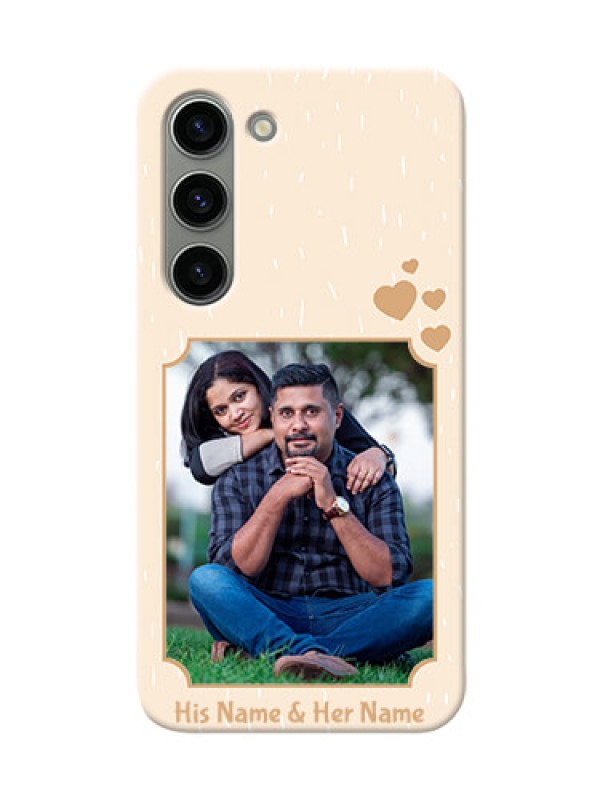 Custom Samsung Galaxy S23 5G mobile phone cases with confetti love design 