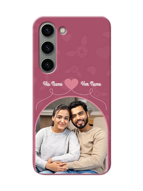 Custom Samsung Galaxy S23 5G mobile phone covers: Love Floral Design