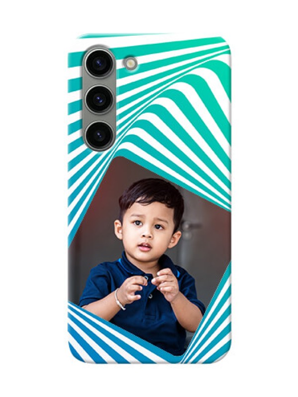 Custom Samsung Galaxy S23 5G Personalised Mobile Covers: Abstract Spiral Design