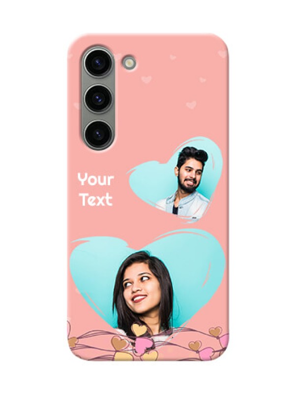 Custom Samsung Galaxy S23 5G customized phone cases: Love Doodle Design