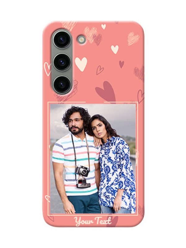 Custom Samsung Galaxy S23 5G custom mobile phone cases: love doodle art Design