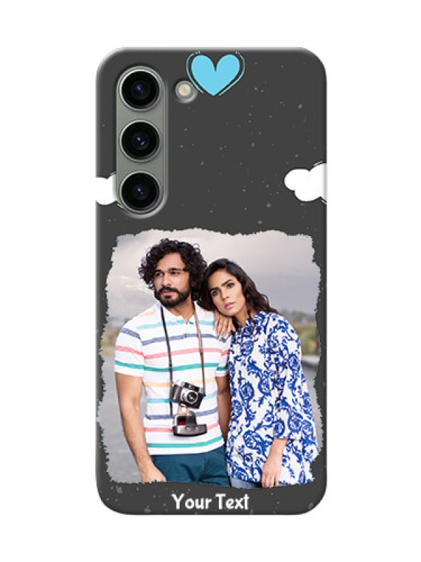 Custom Samsung Galaxy S23 5G Mobile Back Covers: splashes with love doodles Design