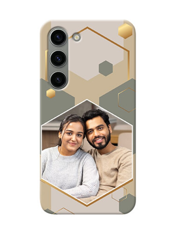 Custom Galaxy S23 5G Phone Back Covers: Stylish Hexagon Pattern Design