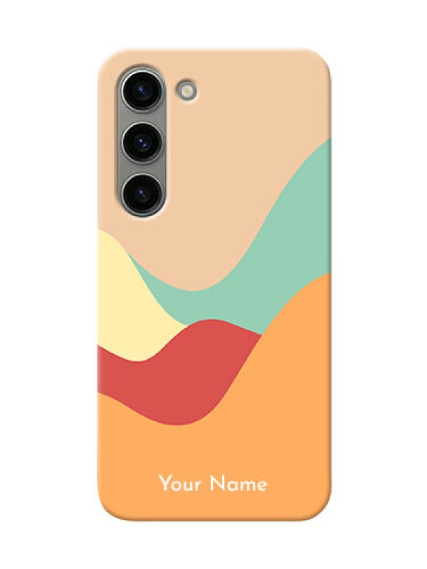 Custom Galaxy S23 5G Custom Mobile Case with Ocean Waves Multi-colour Design