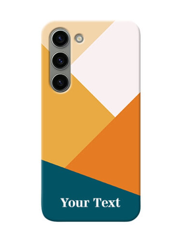 Custom Galaxy S23 5G Custom Phone Cases: Stacked Multi-colour Design