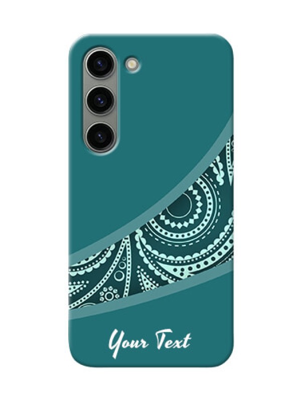 Custom Galaxy S23 5G Custom Phone Covers: semi visible floral Design
