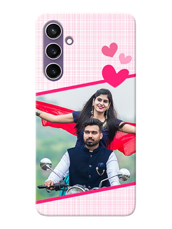 Custom Galaxy S23 FE 5G Personalised Phone Cases: Love Shape Heart Design