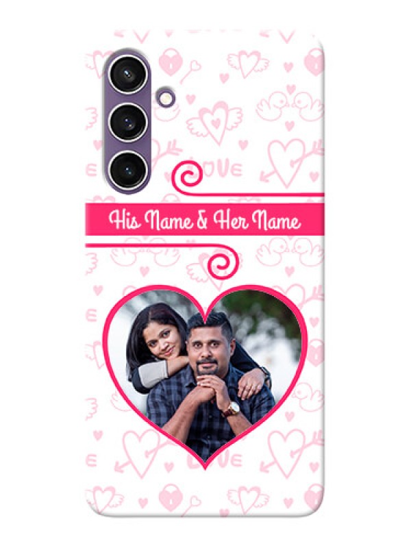 Custom Galaxy S23 FE 5G Personalized Phone Cases: Heart Shape Love Design