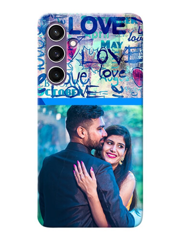 Custom Galaxy S23 FE 5G Mobile Covers Online: Colorful Love Design
