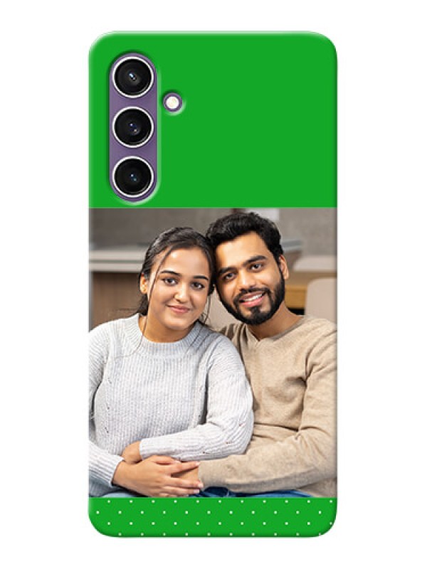 Custom Galaxy S23 FE 5G Personalised mobile covers: Green Pattern Design