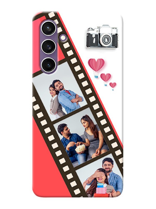 Custom Galaxy S23 FE 5G custom phone covers: 3 Image Holder with Film Reel