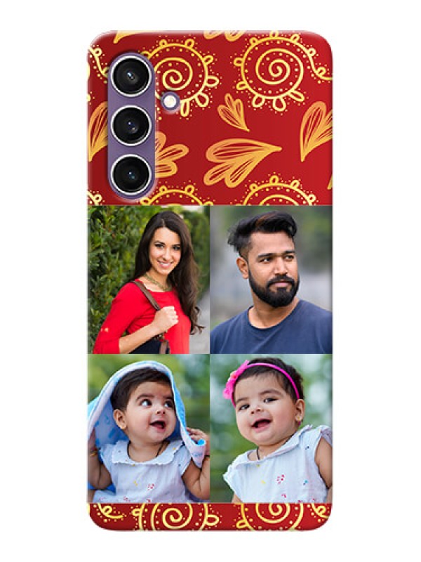 Custom Galaxy S23 FE 5G Mobile Phone Cases: 4 Image Traditional Design