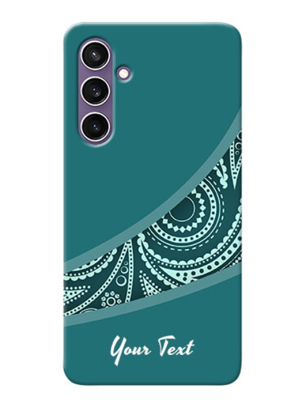 Custom Galaxy S23 FE 5G Photo Printing on Case with semi visible floral Design