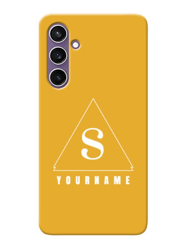 Custom Galaxy S23 FE 5G Personalized Phone Case with simple triangle Design