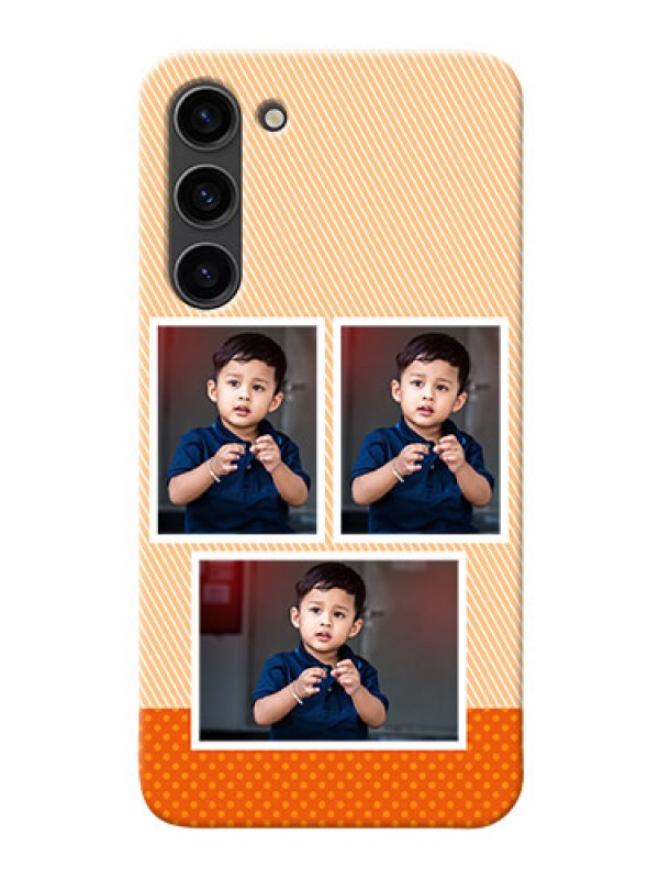 Custom Samsung Galaxy S23 Plus 5G Mobile Back Covers: Bulk Photos Upload Design