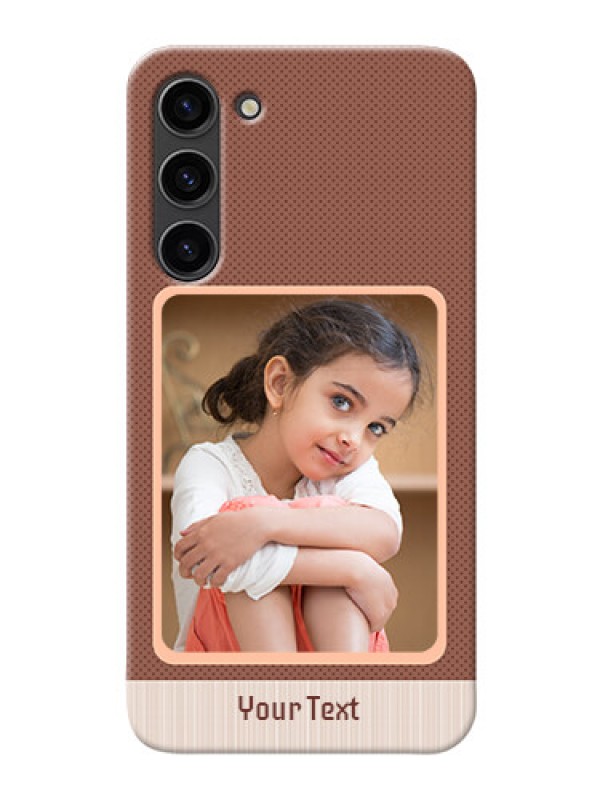 Custom Samsung Galaxy S23 Plus 5G Phone Covers: Simple Pic Upload Design