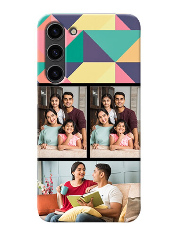 Custom Samsung Galaxy S23 Plus 5G personalised phone covers: Bulk Pic Upload Design
