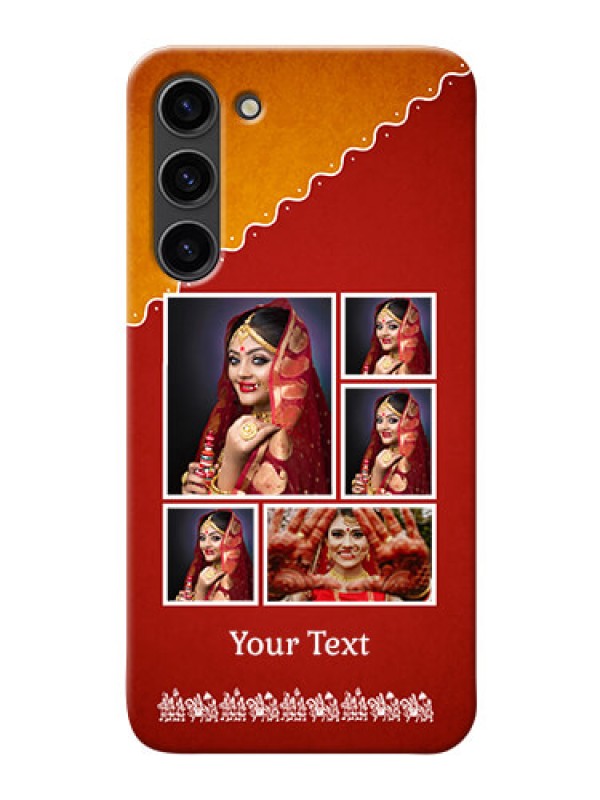 Custom Samsung Galaxy S23 Plus 5G customized phone cases: Wedding Pic Upload Design