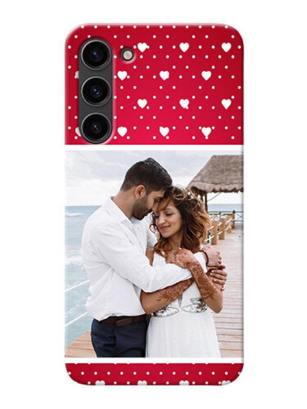 Custom Samsung Galaxy S23 Plus 5G custom back covers: Hearts Mobile Case Design