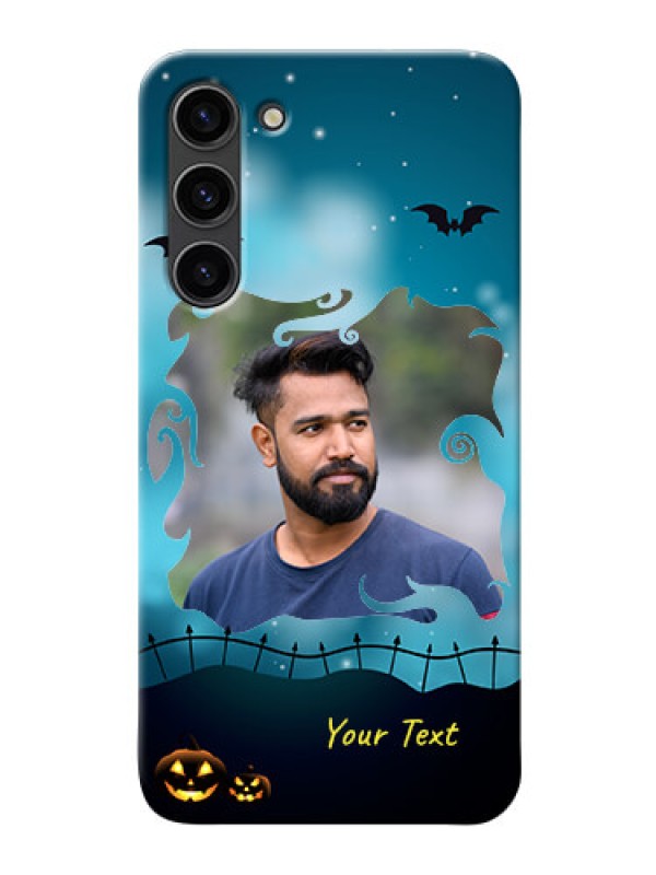 Custom Samsung Galaxy S23 Plus 5G Personalised Phone Cases: Halloween frame design
