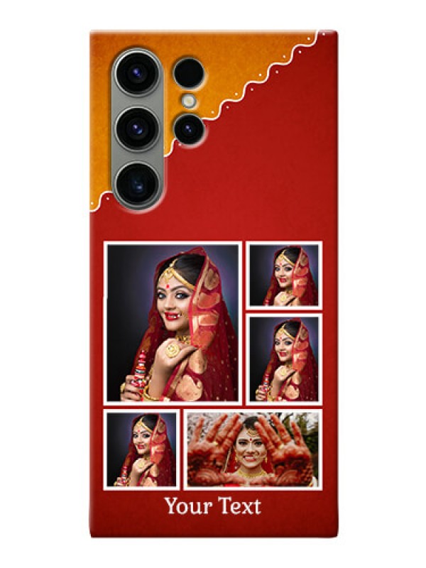 Custom Samsung Galaxy S23 Ultra 5G customized phone cases: Wedding Pic Upload Design