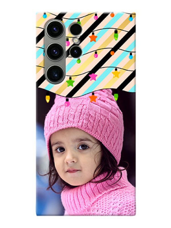 Custom Samsung Galaxy S23 Ultra 5G Personalized Mobile Covers: Lights Hanging Design