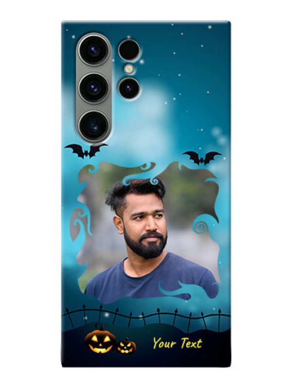 Custom Samsung Galaxy S23 Ultra 5G Personalised Phone Cases: Halloween frame design
