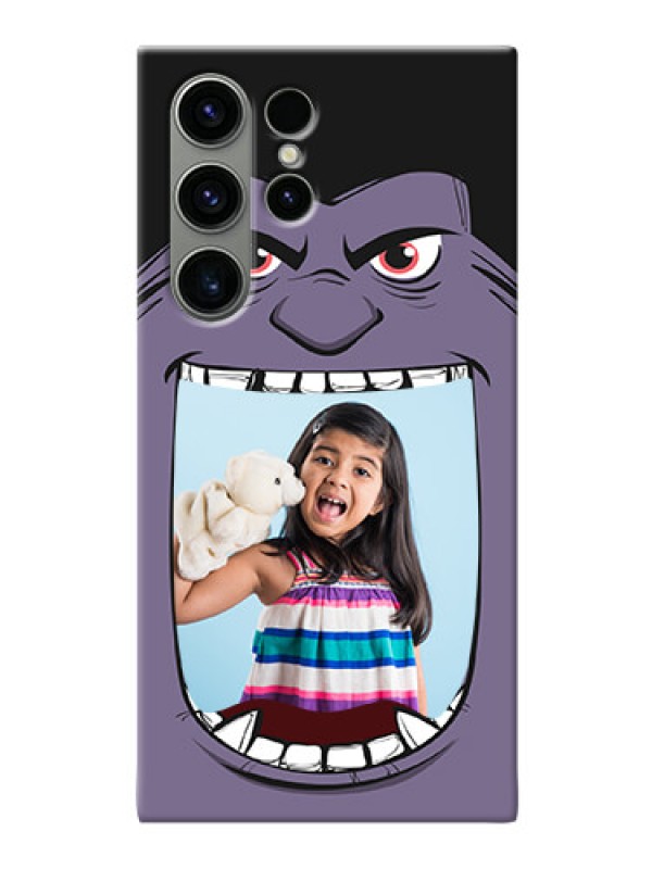 Custom Samsung Galaxy S23 Ultra 5G Personalised Phone Covers: Angry Monster Design