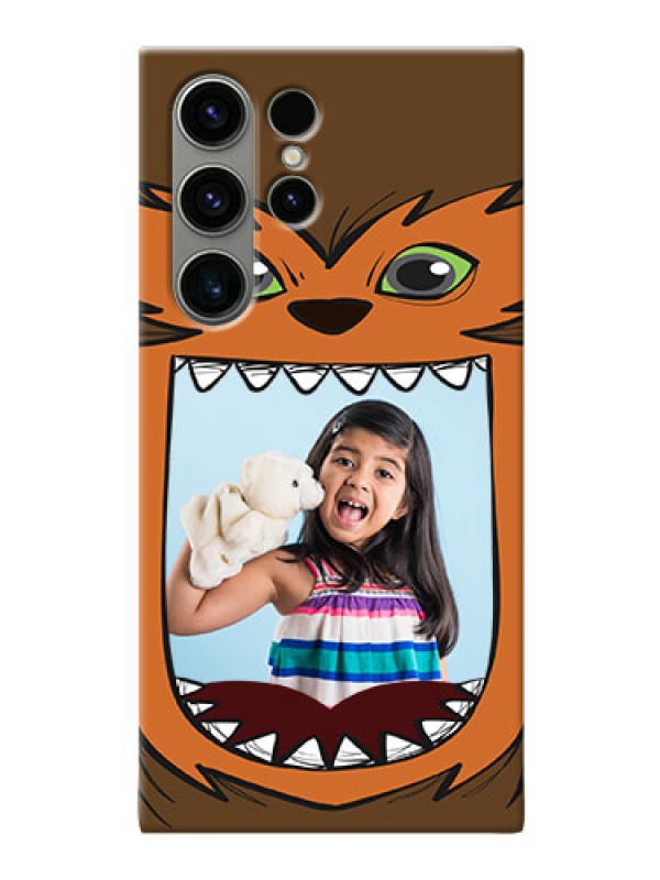 Custom Samsung Galaxy S23 Ultra 5G Phone Covers: Owl Monster Back Case Design