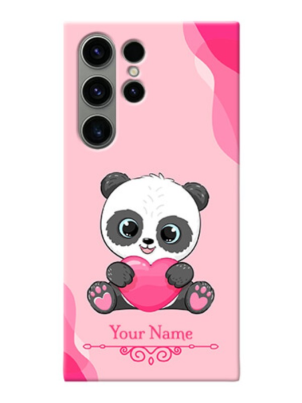 Custom Galaxy S23 Ultra 5G Mobile Back Covers: Cute Panda Design