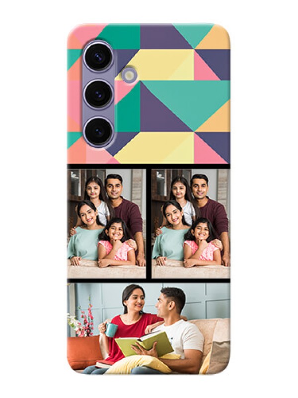 Custom Galaxy S24 5G personalised phone covers: Bulk Pic Upload Design