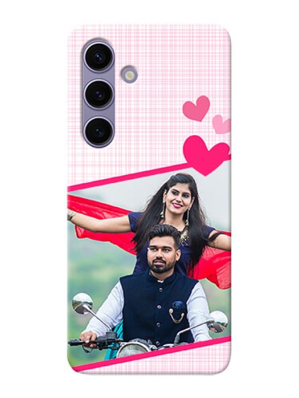 Custom Galaxy S24 5G Personalised Phone Cases: Love Shape Heart Design